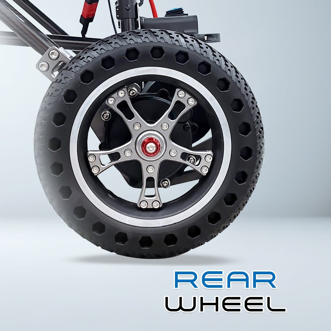 VECIN Electric Heavy Duty Wheelchair (JLE-W01A-51/56/61) |Carbon Fiber Frame, 20KG Ultra Lightweight