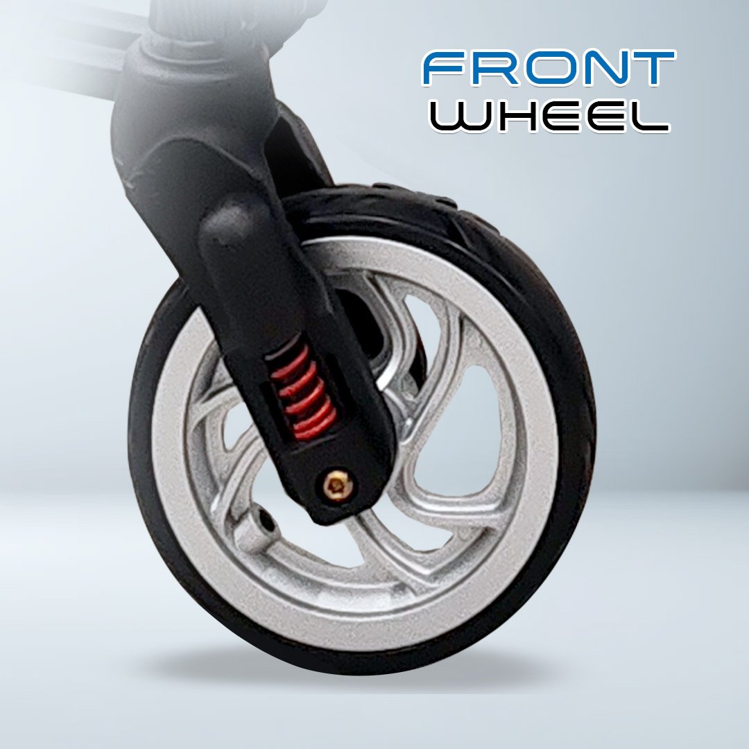 VECIN VC-976-42A Travel Wheelchair – Lightweight (11.5kg) with Luggage Handle Portable | Durable | Easy Travel