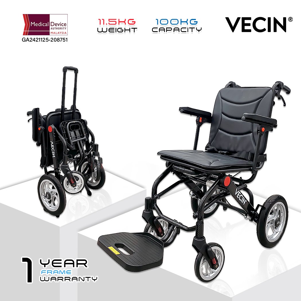 VC-976-42A Vecin Travel Wheelchair