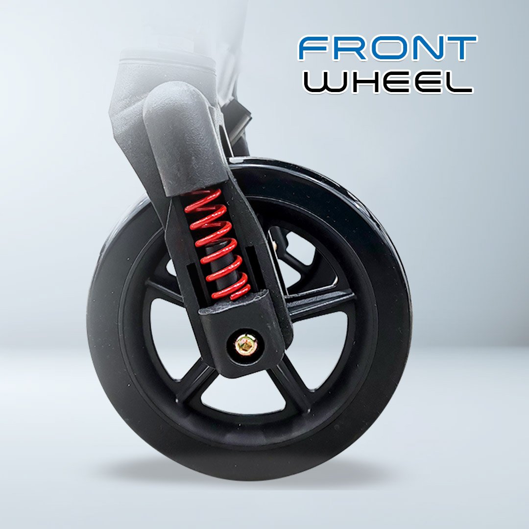 VC-976-42S_Travel Wheelchair Front Wheel