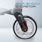 vecin vc 976 42a travel wheelchair – lightweight (11.5kg) with luggage handle portable | durable | easy travel