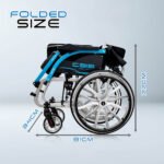 C919-20_Streamline Lightweight Wheelchair Folded Size