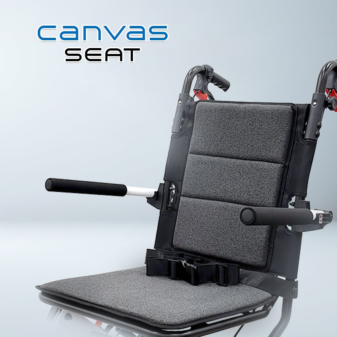 VECIN Travel Wheelchair (With Luggage Handle) DH02 - Ultra Lightweight Portable Foldable 3rd Gen