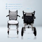HE801-3 Ergonomic Travel Wheelchair 100kg Capacity