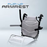 HE801-3 Ergonomic Travel Wheelchair Flip up Armrest