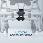 HE801-3 Ergonomic Travel Wheelchair Lock Button