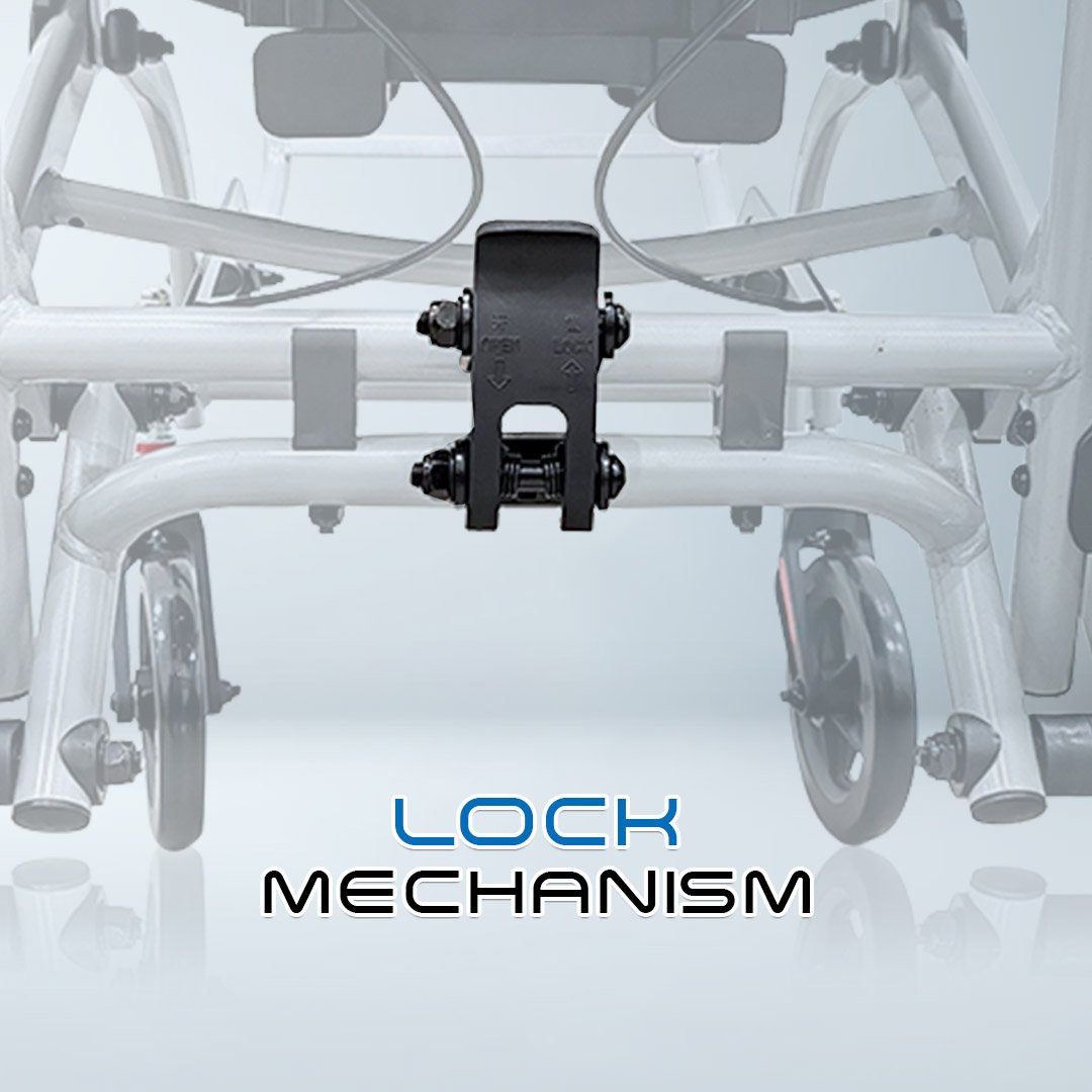 HE801-3 Ergonomic Travel Wheelchair Lock Button