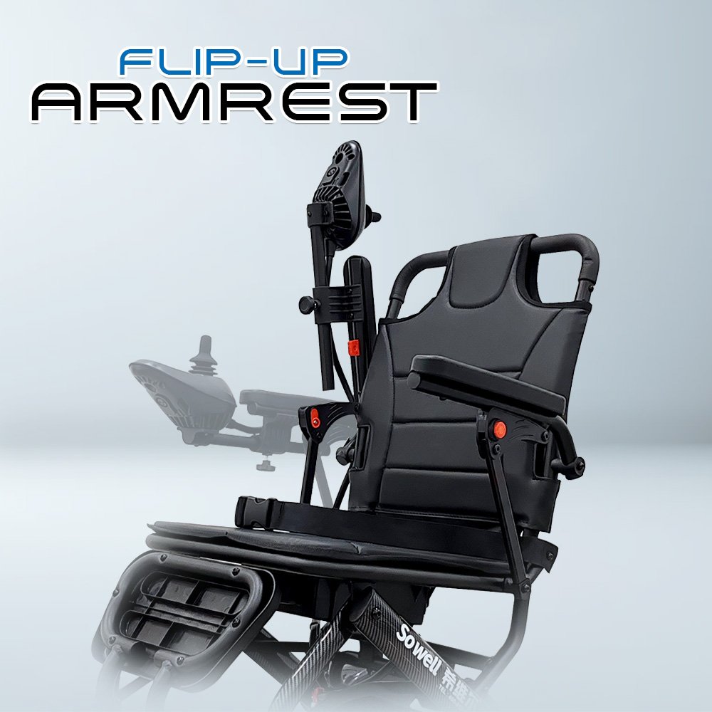SC-A500 (2025) Electric Wheechair Flip up Armrest