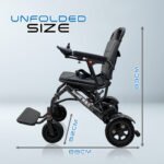 SC-A500 (2025) Electric Wheechair Unfolded Size