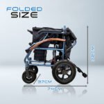 SC-C500 (Bluetooth) Electric Wheelchair Folded Size