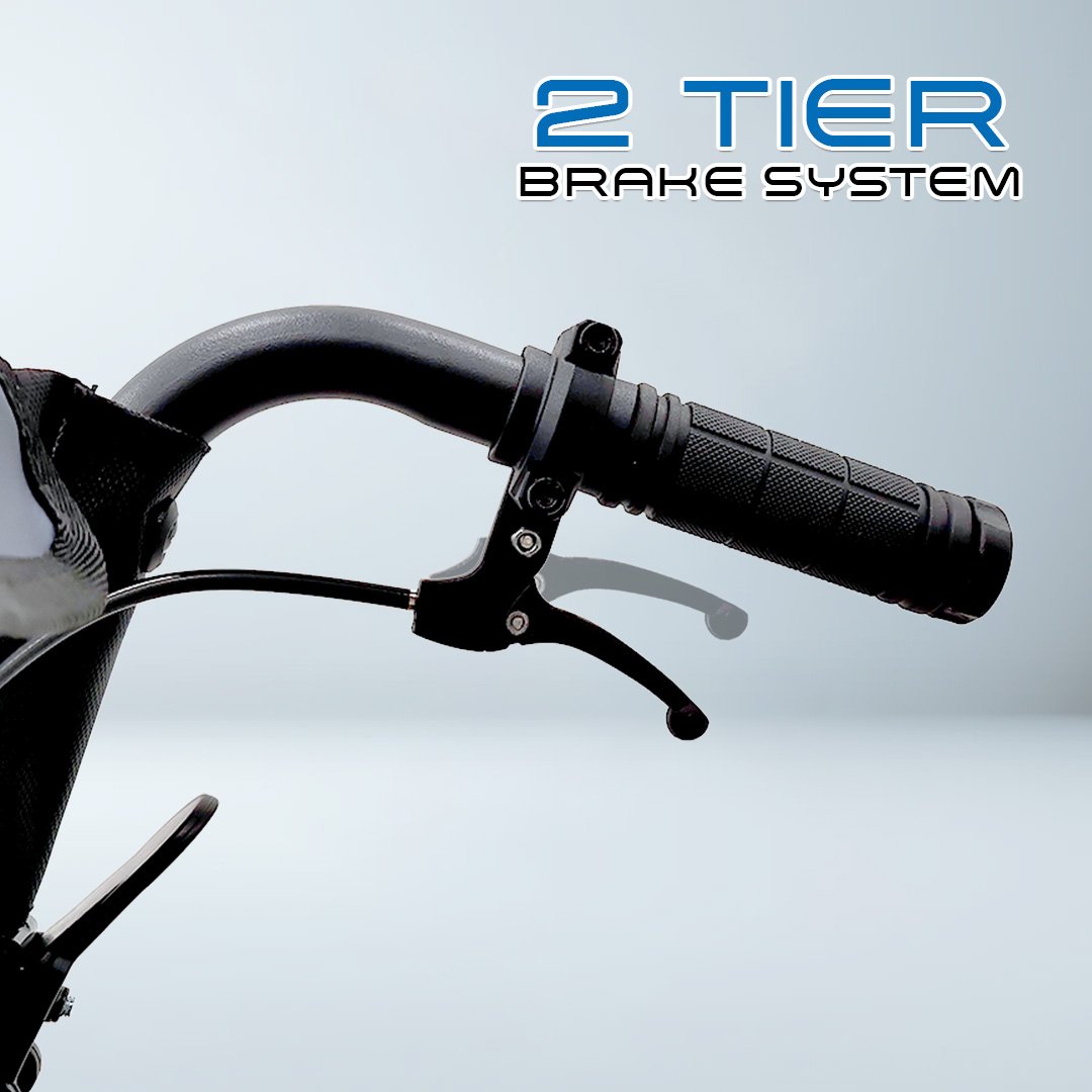 𝙎𝙤𝙬𝙚𝙡𝙡 Electric Wheelchair Recline Backrest Adjustable Headrest Brake Handle Anti Fall Caster Wheelchair (SC-D500 (S))