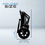 SC-SPW08 Travelling Wheelchair Folded Size