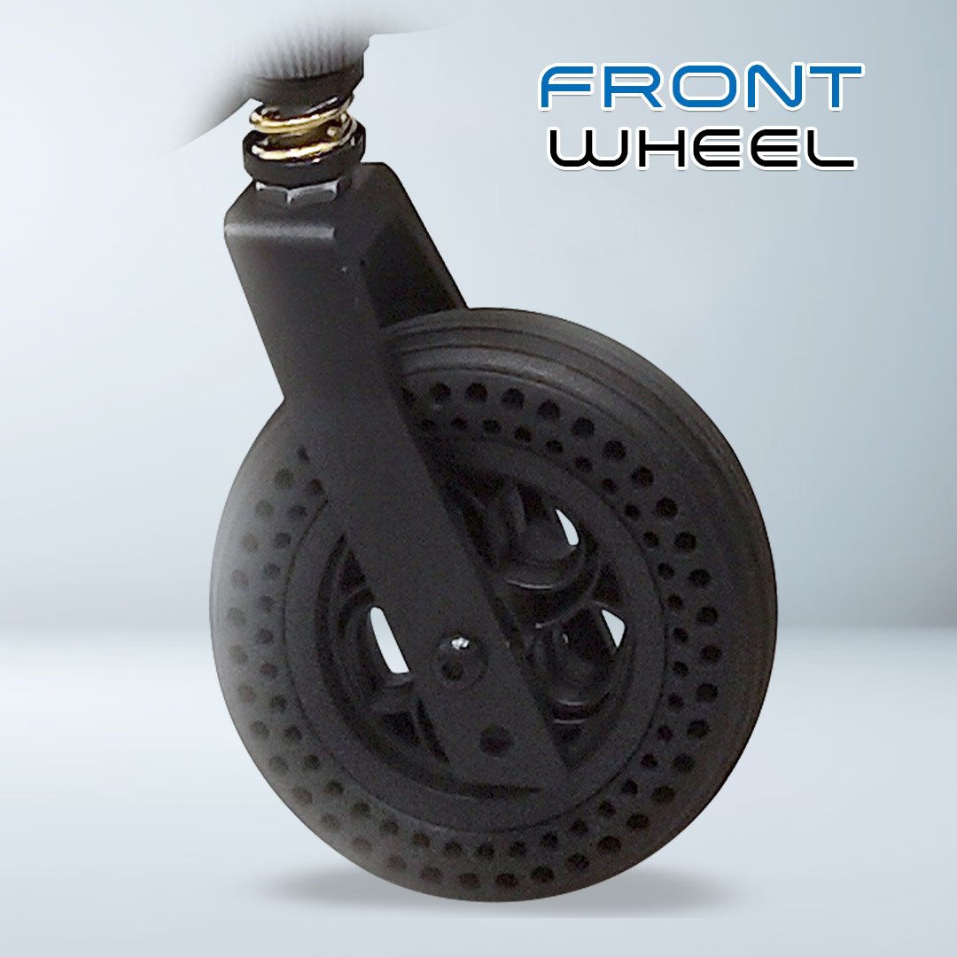 𝙎𝙤𝙬𝙚𝙡𝙡 Travel Wheelchair Flip up Armrest Brake Handle Anti Shock Caster Safety Belt Lightweight Wheelchair ( SC-SPW12 )