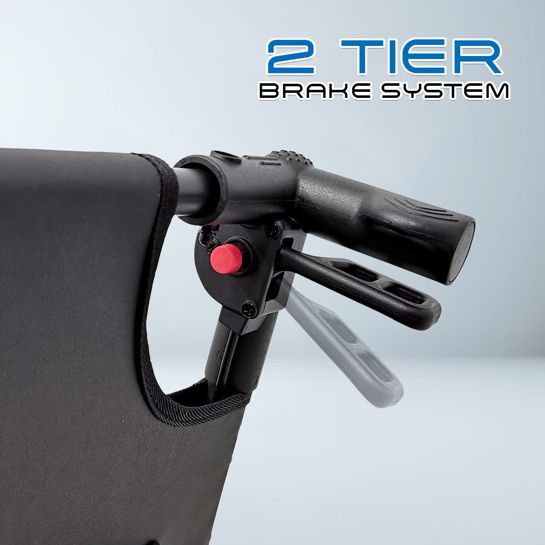 𝙎𝙤𝙬𝙚𝙡𝙡 Travel Wheelchair Flip up Armrest Brake Handle Anti Shock Caster Safety Belt Lightweight Wheelchair ( SC-SPW12 )