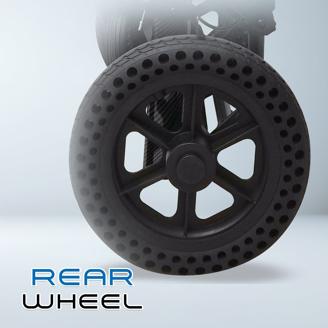 𝙎𝙤𝙬𝙚𝙡𝙡 Travel Wheelchair Flip up Armrest Brake Handle Anti Shock Caster Safety Belt Lightweight Wheelchair ( SC-SPW12 )