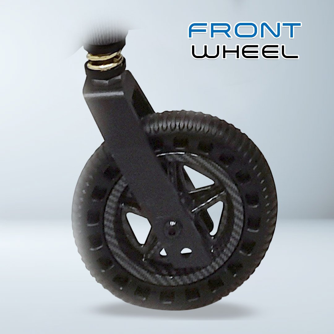 𝙎𝙤𝙬𝙚𝙡𝙡 Travelling Wheelchair 4 Adjust Recline Level Breathable Seat Flip up Armrest Lightweight Wheelchair (SC-SPW16)