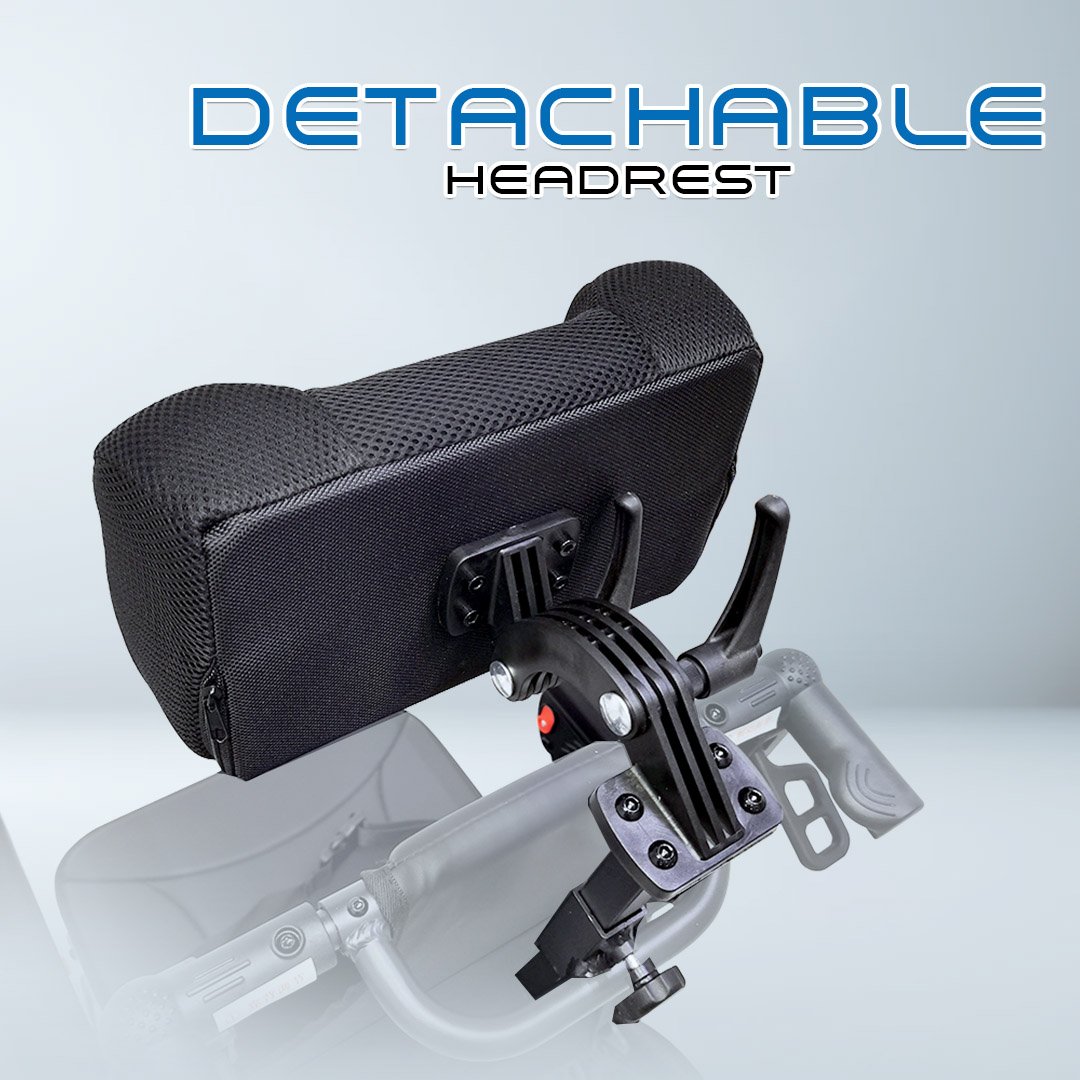 𝙎𝙤𝙬𝙚𝙡𝙡 Travelling Wheelchair 4 Adjust Recline Level Breathable Seat Flip up Armrest Lightweight Wheelchair (SC-SPW16)