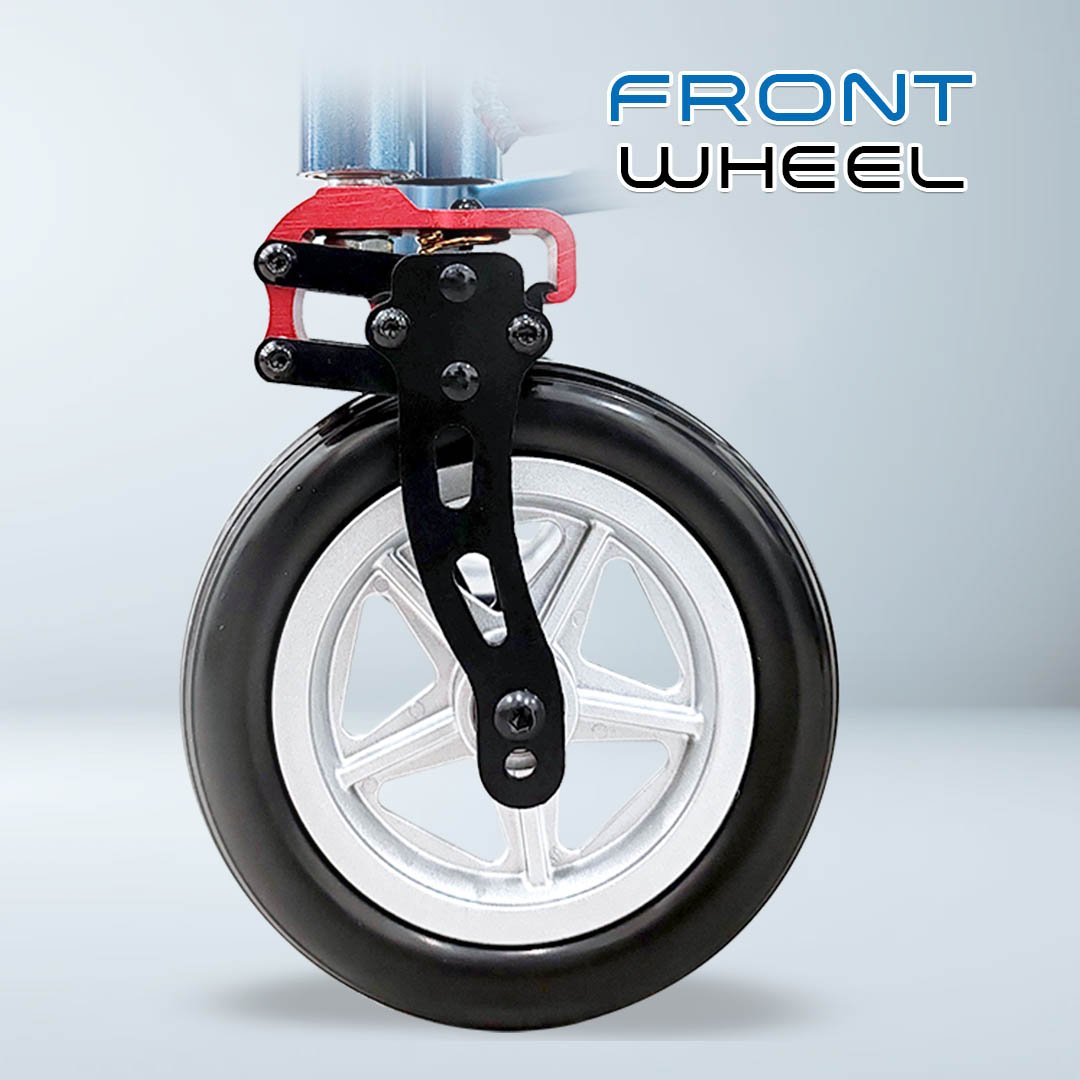 VECIN HC1015-AB Lightweight Wheelchair with Suspension | Anti-Shock ErgoFlex Seat | 14kg | Foldable & Adjustable