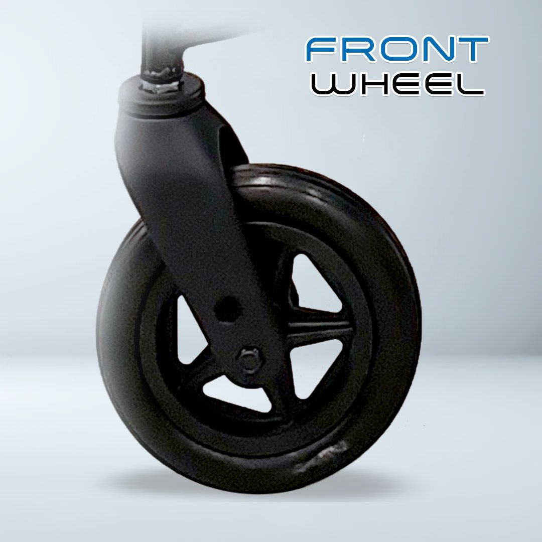 VECIN Heavy Duty Super Lightweight Wheelchair (HC887-60) Detachable 24" Wheels, Aluminum Frame, 12kg