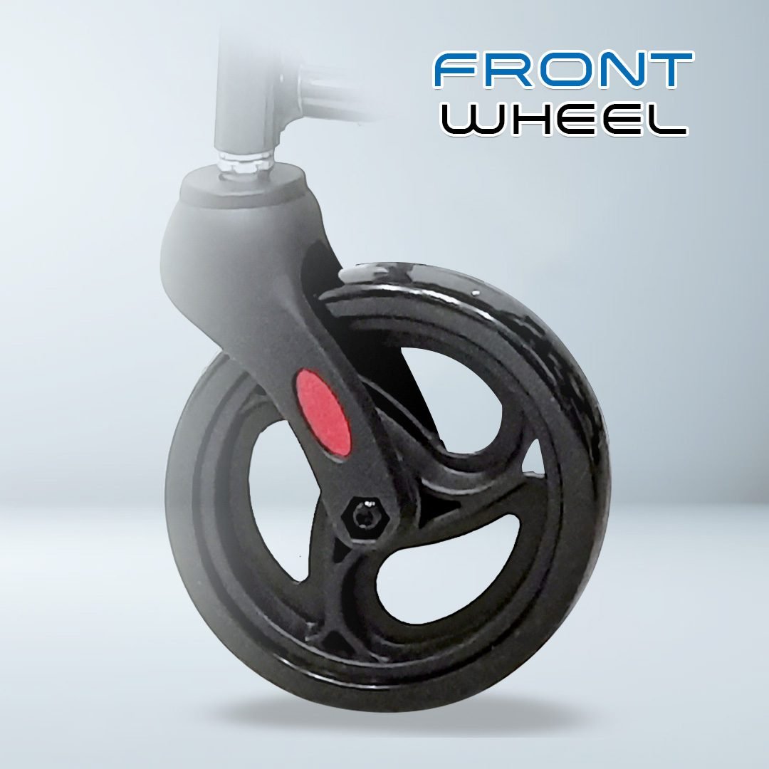 𝙎𝙤𝙬𝙚𝙡𝙡 Lightweight Transport Wheelchair Foldable Backrest Brake Handle Anti Shock Castor Wheelchair (SC-AW07)