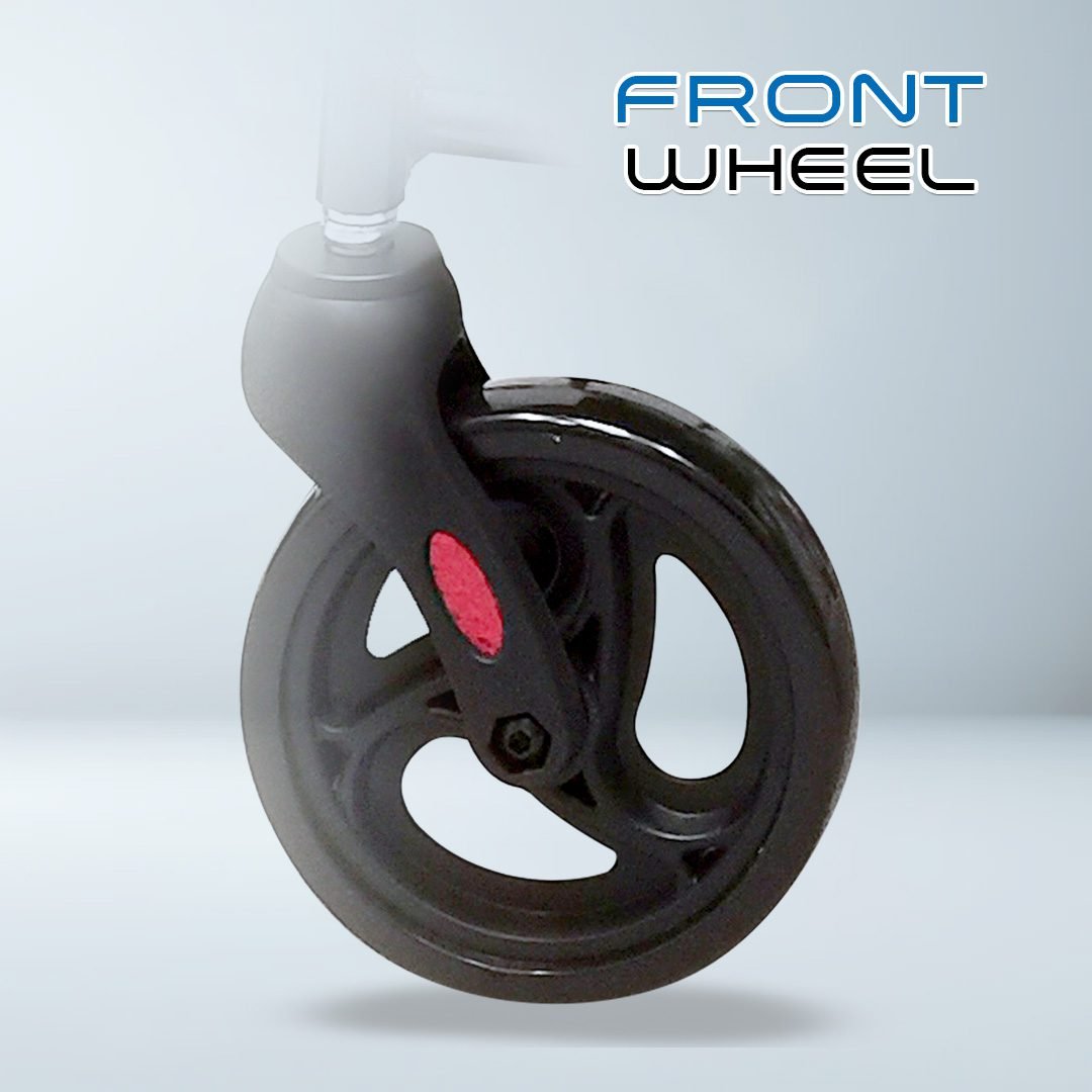 𝙎𝙤𝙬𝙚𝙡𝙡 Lightweight DAF Transport Wheelchair Flip-up Armrest Detachable Footrest Safety Belt Wheelchair SC-AW08(S300)