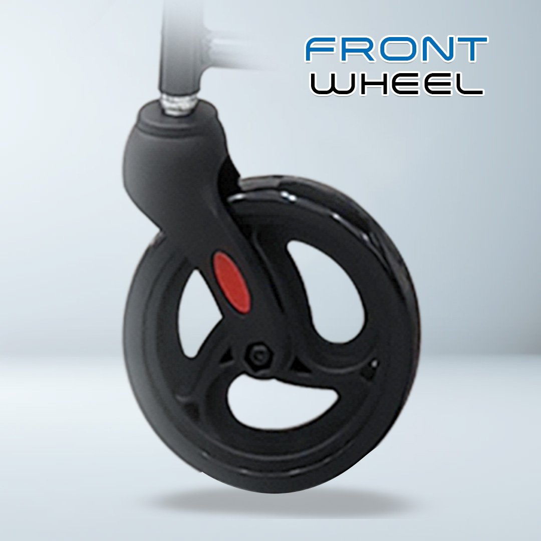 𝙎𝙤𝙬𝙚𝙡𝙡 Lightweight Wheelchair Foldable Backrest Flip-up Footrest Anti Slip Armrest Brake Handle Wheelchair (SC-C100)