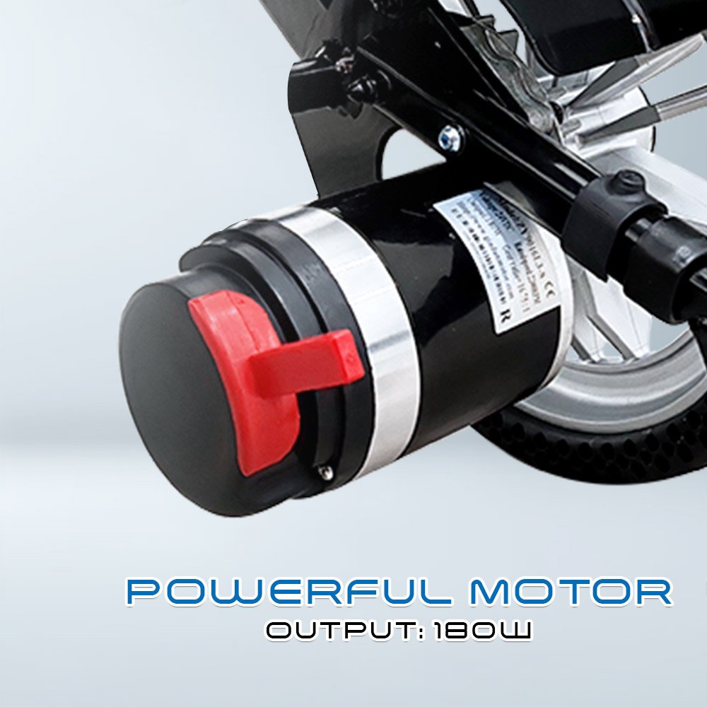 VECIN Electric Wheelchair (VC-100A) Flip-Up Armrest & Footrest Foldable with Joystick Controller