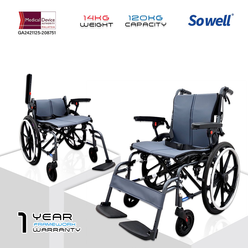 SC-S300(P) Sowell Ergo Manual Wheelchair